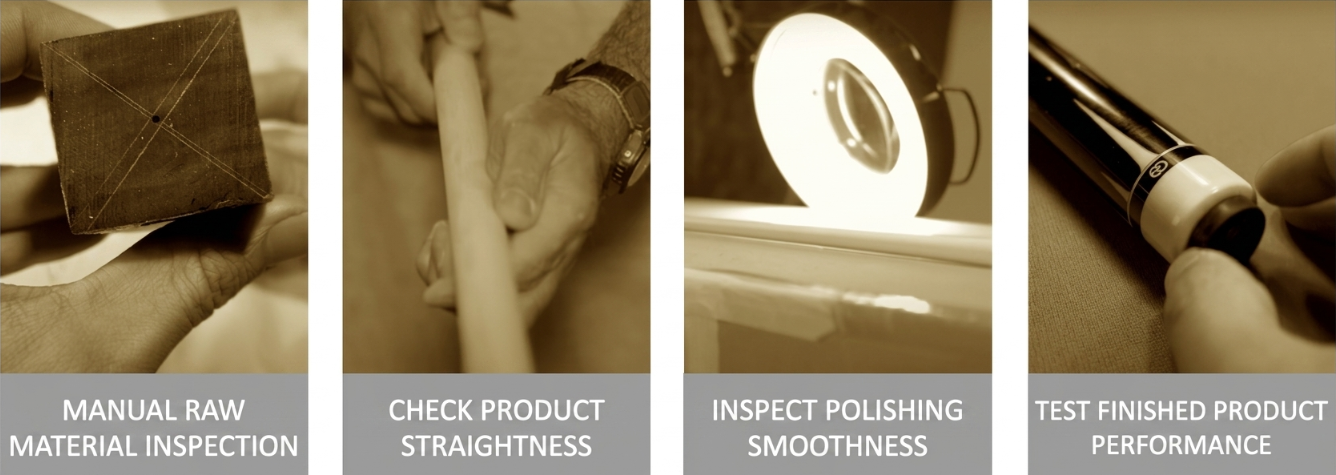 pool cue producing