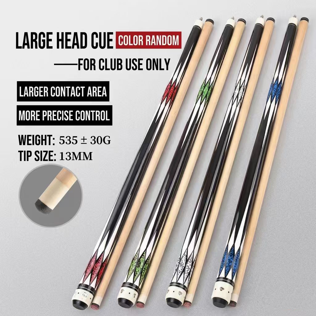 large tip billiard cue