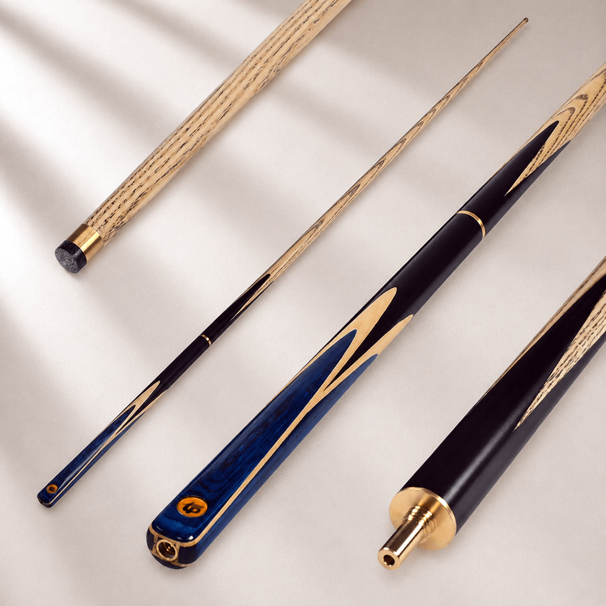 UA02 Uniwave Ash Wood pool cue small tip