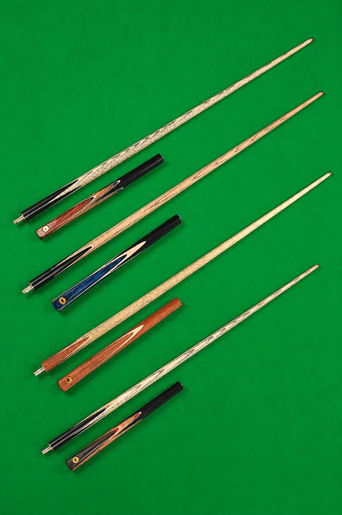 UA04 uniwave solid wood pool cue 10mm small tip