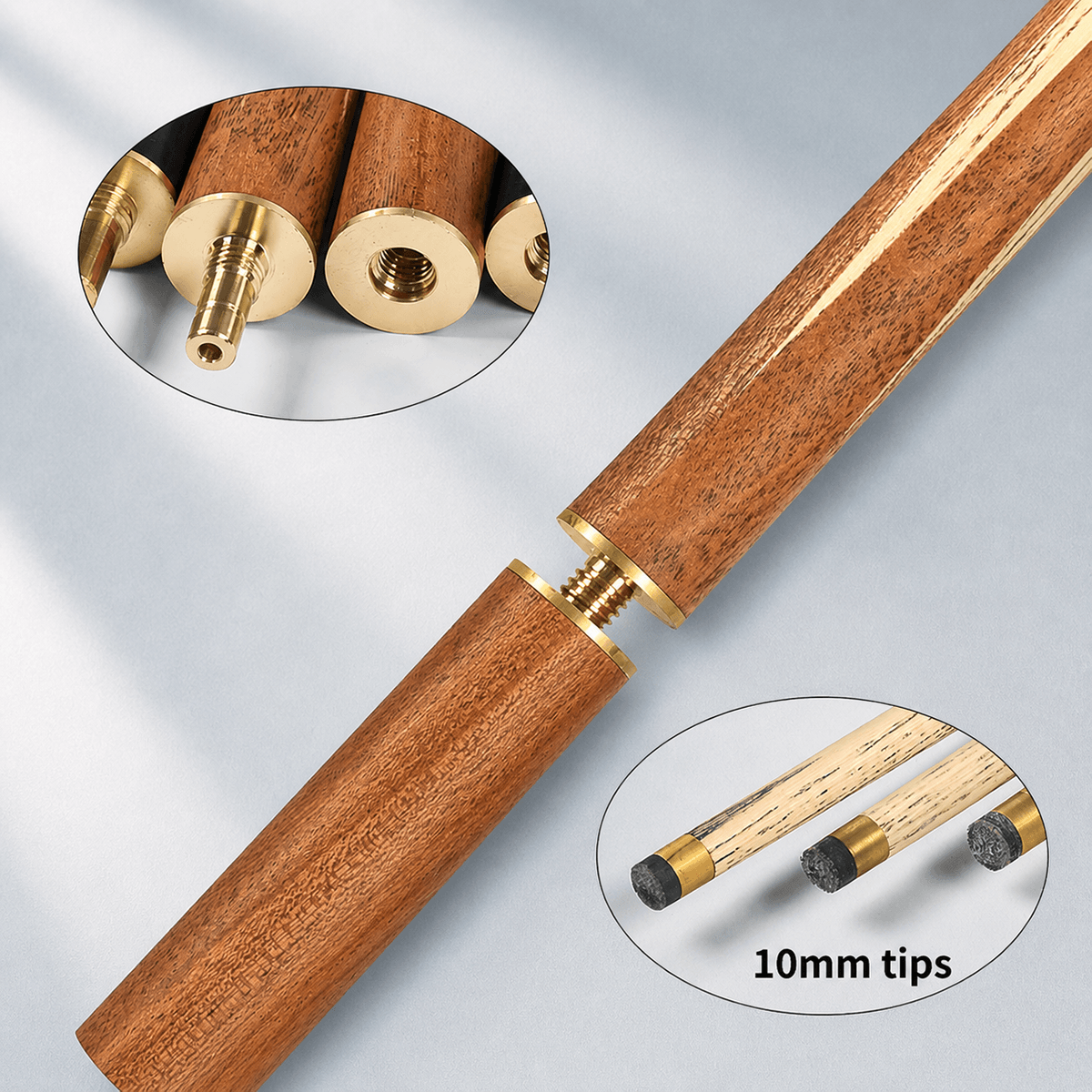 Uniwave UA05 Ash Wood Small Tip pool cue 10mm